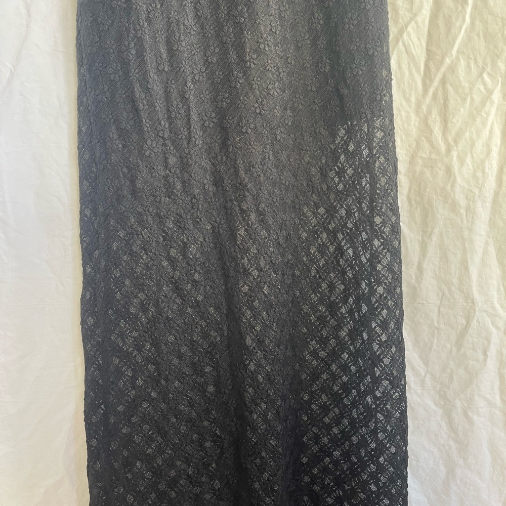 Wild Fable Bow Lace Midi Dress Black Size XS blogger - Picture 12 of 12
